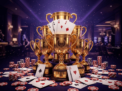 Premium luxury online casino gaming interface with roulette and slot machines