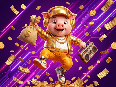 A high-end digital casino display featuring golden poker chips and vibrant slot machine graphics